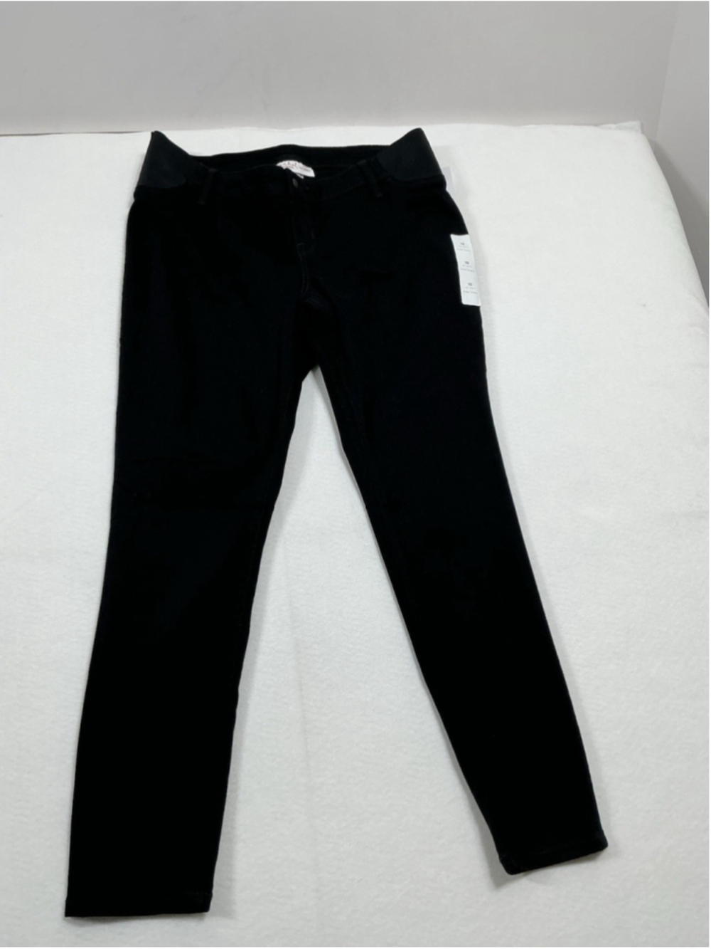 Womans NWT Isabel Skinny Pre & Post Pregnancy Jeans Size 10 Black